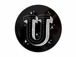 The Letterettes Ceramic Round Coaster 10.5cm U Gift Boxed""