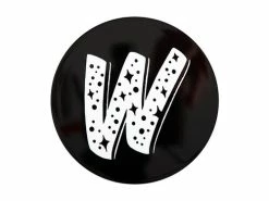 The Letterettes Ceramic Round Coaster 10.5cm W Gift Boxed""