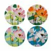 Royal Botanic Gardens Victoria Lotus Ceramic Round Coaster 10cm Set Of 4 -Dinnerware shop du0305