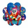 Donna Sharam Rainbow Jungle Ceramic Flower Coaster 10cm Swinging Around -Dinnerware shop du0388