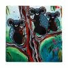 Melanie Hava Journeys Ceramic Coaster 10cm Koalas -Dinnerware shop du0392