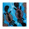 Melanie Hava Journeys Ceramic Coaster 10cm Platypuses -Dinnerware shop du0393