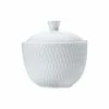 White Basics Diamonds Sugar Bowl 1 White Basics Diamonds Sugar Bowl -Dinnerware shop dv0066