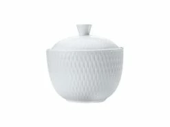 White Basics Diamonds Sugar Bowl