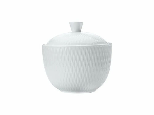 White Basics Diamonds Sugar Bowl 2 White Basics Diamonds Sugar Bowl