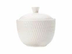 White Basics Diamonds Sugar Bowl 6 White Basics Diamonds Sugar Bowl -Dinnerware shop dv0066 1