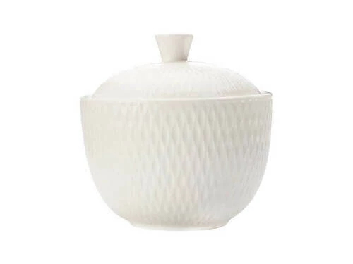 White Basics Diamonds Sugar Bowl 4 White Basics Diamonds Sugar Bowl - Image 3