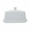 White Basics Diamonds Butter Dish