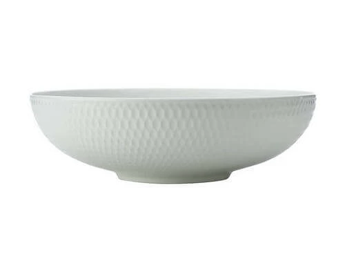 White Basics Diamonds Round Serving Bowl 25cm 5 White Basics Diamonds Round Serving Bowl 25cm - Image 3