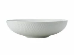 White Basics Diamonds Round Serving Bowl 28cm -Dinnerware shop dv0169 2