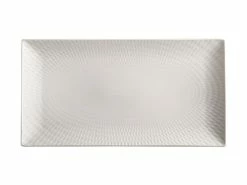 White Basics Diamonds Rectangular Platter 35x19cm Gift Boxed