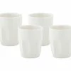 White Basics Latte Cup 200ML Set Of 4 Gift Boxed -Dinnerware shop dv0187