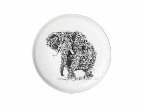 Marini Ferlazzo Plate 20cm African Elephant 5 Marini Ferlazzo Plate 20cm African Elephant - Image 3