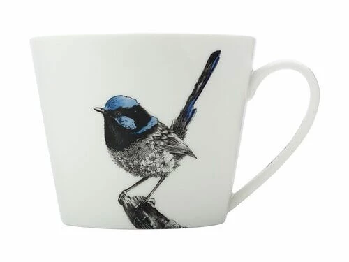 Marini Ferlazzo Birds Mug 450ML Sqt Superb Fairy-wren 3 Marini Ferlazzo Birds Mug 450ML Sqt Superb Fairy-wren