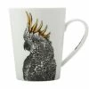 Marini Ferlazzo Birds Mug 450ML Tall Sulphur-crested Cockatoo -Dinnerware shop dx0568
