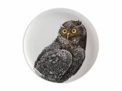 Marini Ferlazzo Birds Plate 20cm Barking Owl
