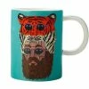 Mulga The Artist Mug 450ML Tiger Man -Dinnerware shop dx0706 v2