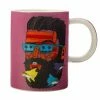 Mulga The Artist Mug 450ML Dolphin Man -Dinnerware shop dx0707 v2