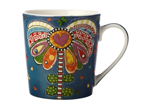 Donna's Garden Mug 350ML Playful Poppy Tin Gift Boxed 3 Donna's Garden Mug 350ML Playful Poppy Tin Gift Boxed