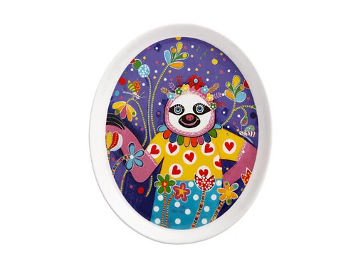 Donna Sharam Rainbow Jungle Plate 16cm Slow Walker Gift Boxed 3 Donna Sharam Rainbow Jungle Plate 16cm Slow Walker Gift Boxed