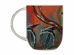 Melanie Hava Journeys Mug 440ML Kookaburras Gift Boxed -Dinnerware shop dx1078 1f