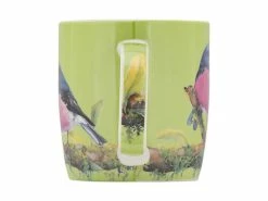 Katherine Castle Bird Talk Mug 370ML Pink Robins Gift Boxed -Dinnerware shop dx1121 handle 1