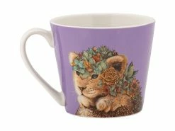 Marini Ferlazzo Wild Planet Mug 370ML Lion Gift Boxed 7 Marini Ferlazzo Wild Planet Mug 370ML Lion Gift Boxed -Dinnerware shop dx1281 side