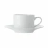 White Basics Straight Cup & Saucer 250ml