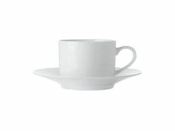 White Basics Straight Cup & Saucer 250ml