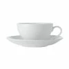 White Basics Coupe Cup & Saucer 200ML -Dinnerware shop fx0138