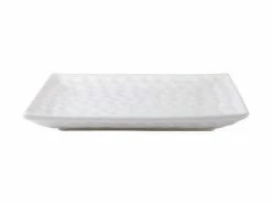 Gravity Square Platter 35cm White Gift Boxed -Dinnerware shop ge0038 side