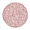 Glitz Lace Round Placemat 33cm Red -Dinnerware shop gi0117