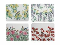 Royal Botanic Gardens - Garden Friends Cork Back Placemat 34x26.5cm Set Of 4 Gift Boxed