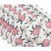 Peony Cork Back Placemat 34x26.5cm Set Of 4 Gift Boxed -Dinnerware shop gi0140