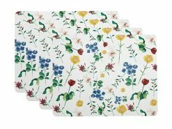 Posy Cork Back Placemat 34x26.5cm Set Of 4 Gift Boxed