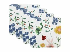 Posy Cork Back Coaster 10.5cm Set Of 4 Gift Boxed