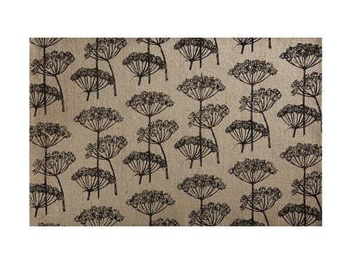 Table Accents Burlap Placemat 45x30cm Black 3 Table Accents Burlap Placemat 45x30cm Black