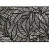 Table Accents Cut-Out Placemat 45x30cm Leaf Black -Dinnerware shop gi0175