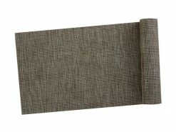 Table Accents Lurex Runner 30x150cm Taupe Stripe