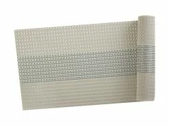 Table Accents Woven Lurex Runner 30x150cm Cream