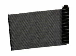 Table Accents Lurex Bamboo Weave Runner 30x150cm Black W/Gld