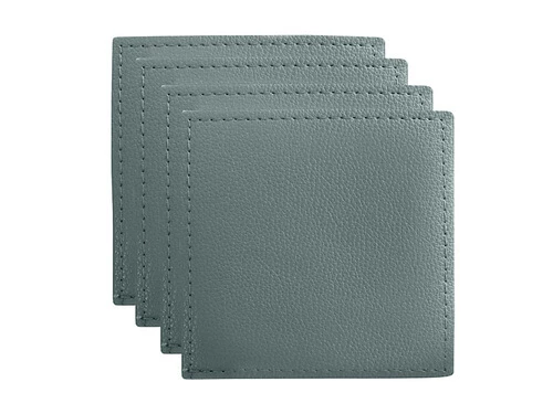 Table Accents Leather Look Cowhide Coaster 10x10cm Set Of 4 Dusk 3 Table Accents Leather Look Cowhide Coaster 10x10cm Set Of 4 Dusk