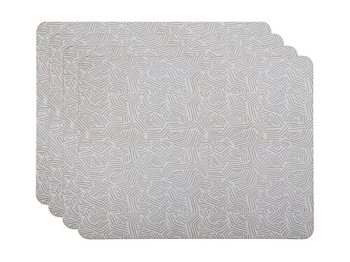 Ripple Cork Back Placemat 34x26.5cm Set Of 4 Gift Boxed 3 Ripple Cork Back Placemat 34x26.5cm Set Of 4 Gift Boxed