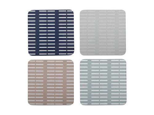 Halsie Cork Back Coaster 10.5cm Set Of 4 Assorted Gift Boxed 3 Halsie Cork Back Coaster 10.5cm Set Of 4 Assorted Gift Boxed