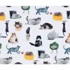 Marc Martin Feline Friends Cork Back Placemat 34x26.5cm Set Of 4 Gift Boxed 2 Marc Martin Feline Friends Cork Back Placemat 34x26.5cm Set Of 4 Gift Boxed -Dinnerware shop gi0322