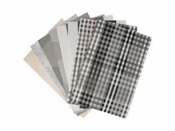 Table Accents Placemat 45x30cm White Grey Check 7 Table Accents Placemat 45x30cm White Grey Check -Dinnerware shop gi0369 type