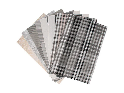 Table Accents Placemat 45x30cm White Grey Check 5 Table Accents Placemat 45x30cm White Grey Check - Image 3