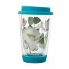 Royal Botanic Gardens Victoria Lotus Double Wall Glass Mug 380ML Aqua Gift Boxed 2 Royal Botanic Gardens Victoria Lotus Double Wall Glass Mug 380ML Aqua Gift Boxed -Dinnerware shop gu0043