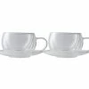 Blend Double Wall Cup & Saucer 270ML Set Of 2 Gift Boxed