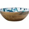 Marc Martin Dusk Bowl Mango Wood Enamel Finish 24x8cm -Dinnerware shop gx0341